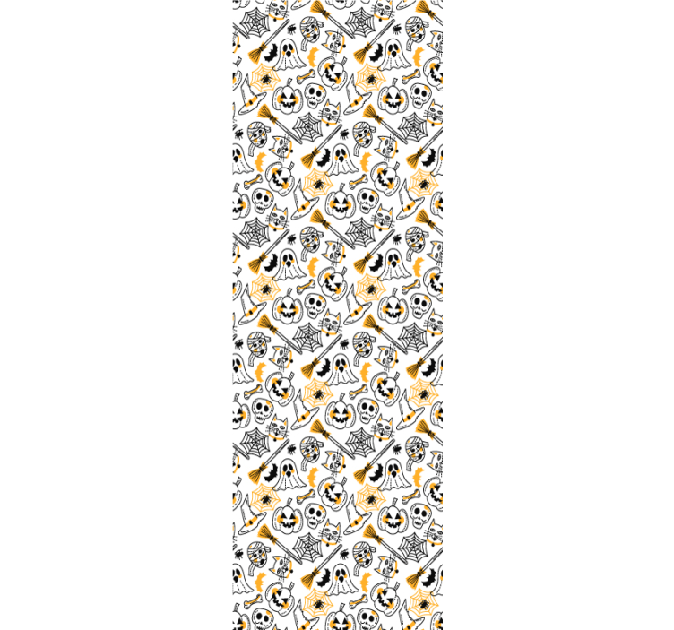 Spöklik ikon samling Tapet halloween - Tenstickers