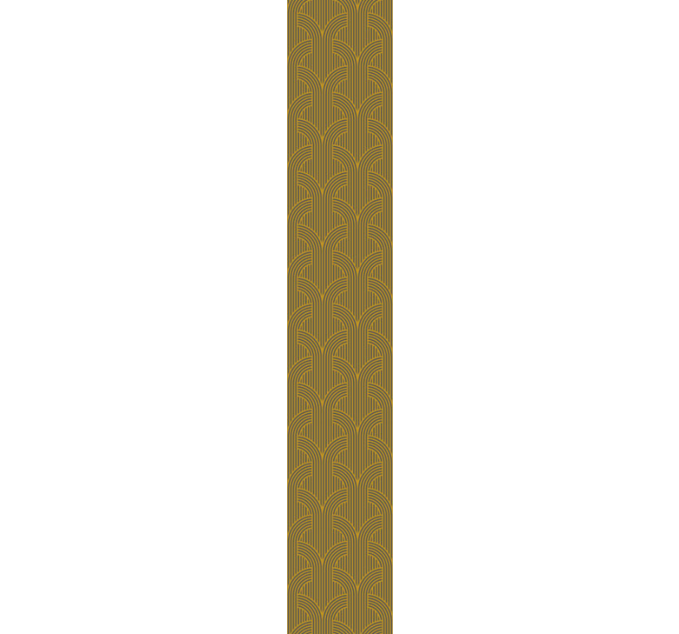 Gyllene vintage prydnads vintage tapeter - Tenstickers