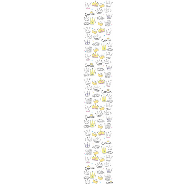 Kronmönster design barn tapet - Tenstickers