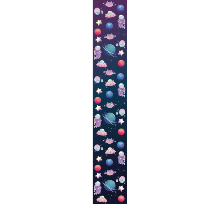 äventyr i yttre rymden barn tapet - Tenstickers