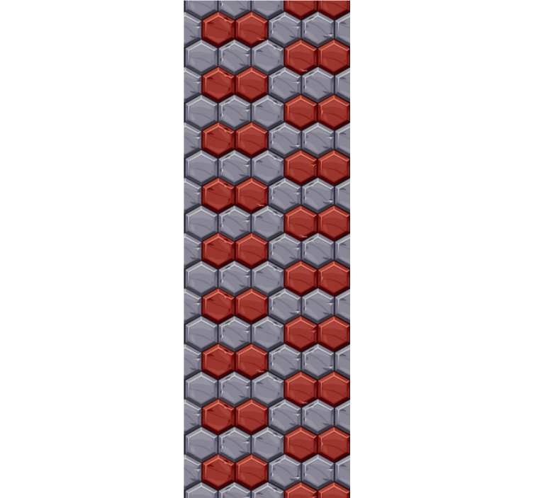 Sexkantig harmoni tapet geometriska former - Tenstickers