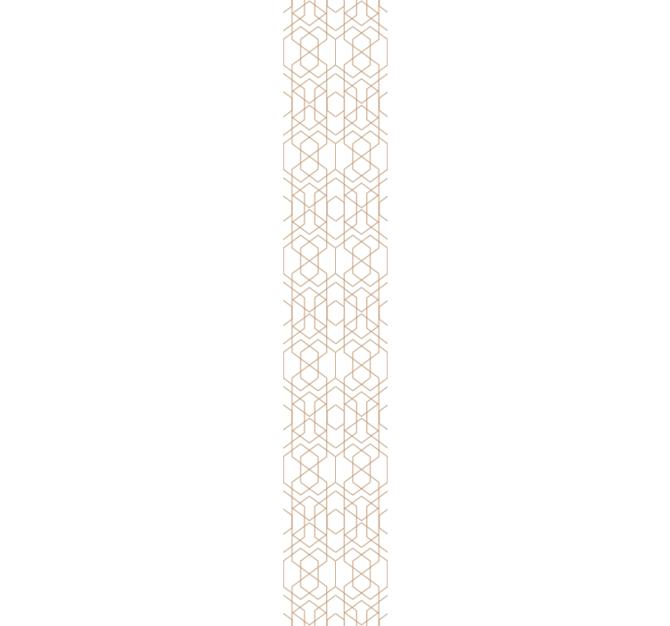 Kunglig glamour prydnad abstrakt tapet - Tenstickers