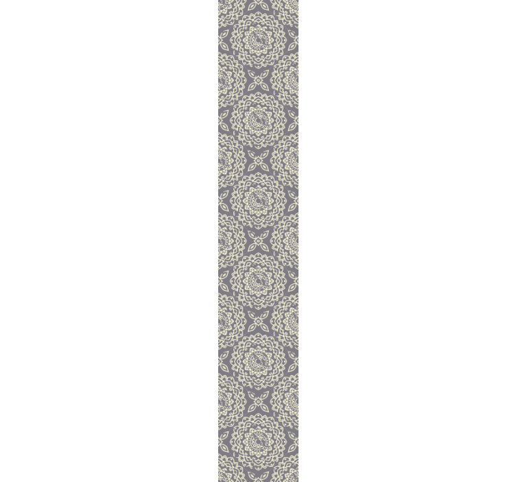 Grå moderna ornament moderna tapeter - Tenstickers