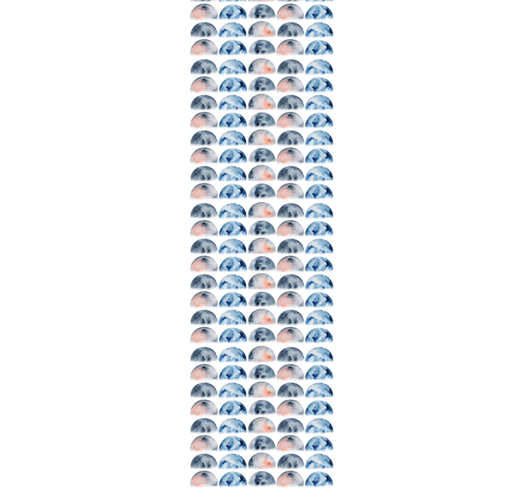 Himmelsk halvmåne tapet stjärnor - Tenstickers