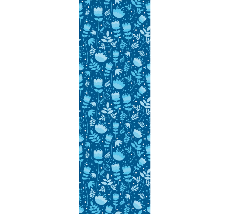 Blommönster design Tapet blommig - Tenstickers