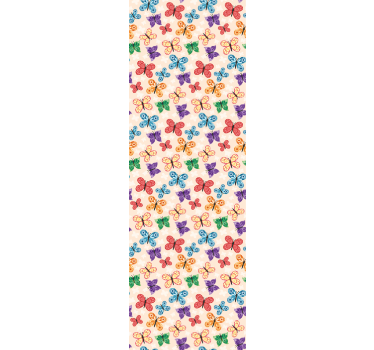 Färgglada fjärilar djur tapeter - Tenstickers