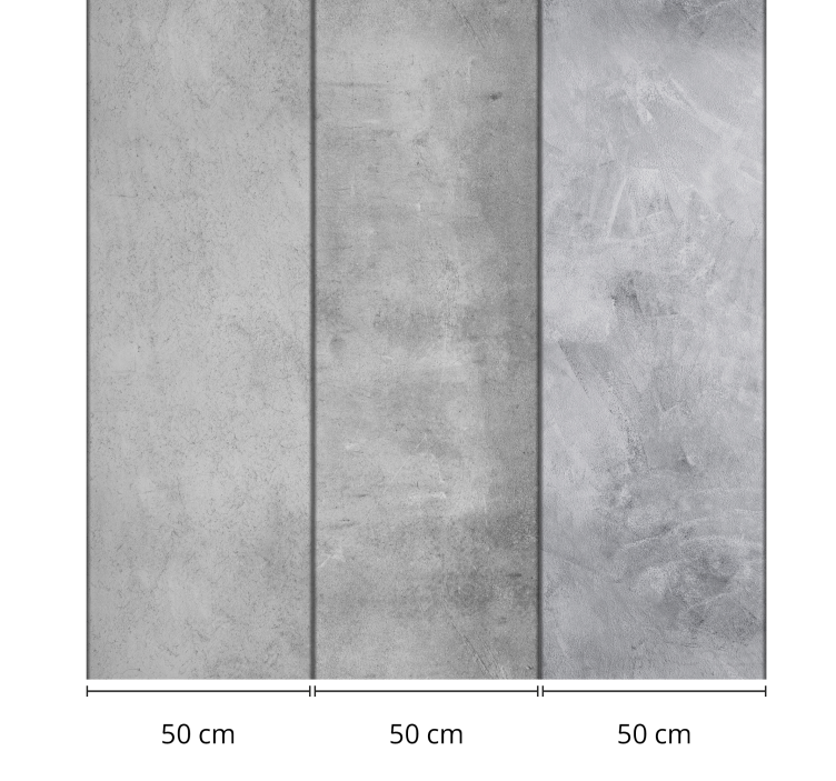 Texturerad cementvägg Tapet betong - Tenstickers