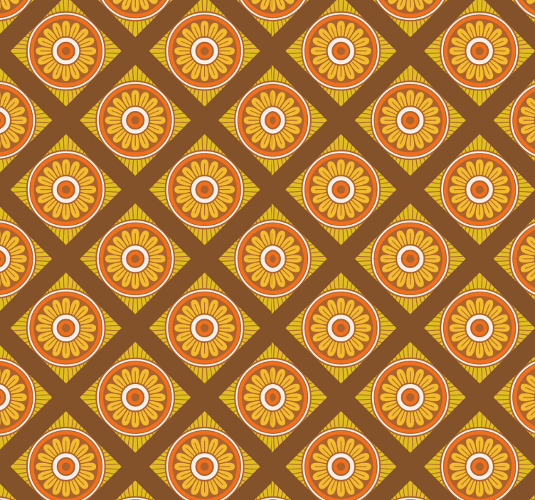 70-talets prickar vertikala ränder fläckig tapet - Tenstickers