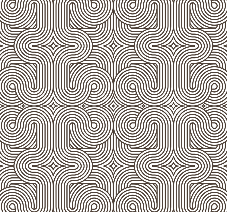 Linjemönster Tapet kontor - Tenstickers