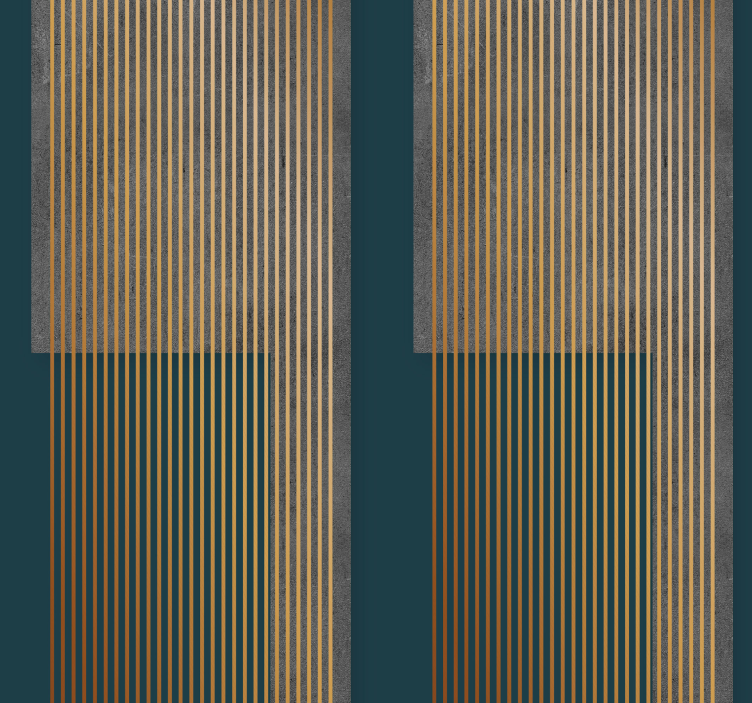 Lyxig ränder Tapet til kontor - Tenstickers