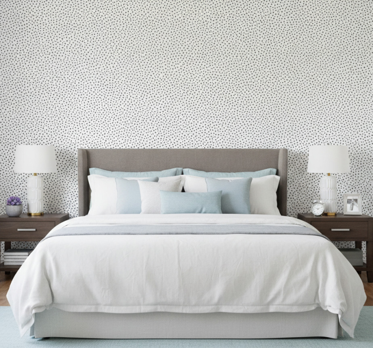 Äktenskap tapet hamptonstil prickigt mönster - Tenstickers