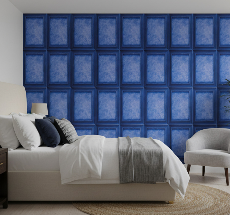 Äktenskap tapet i träpanel - Tenstickers