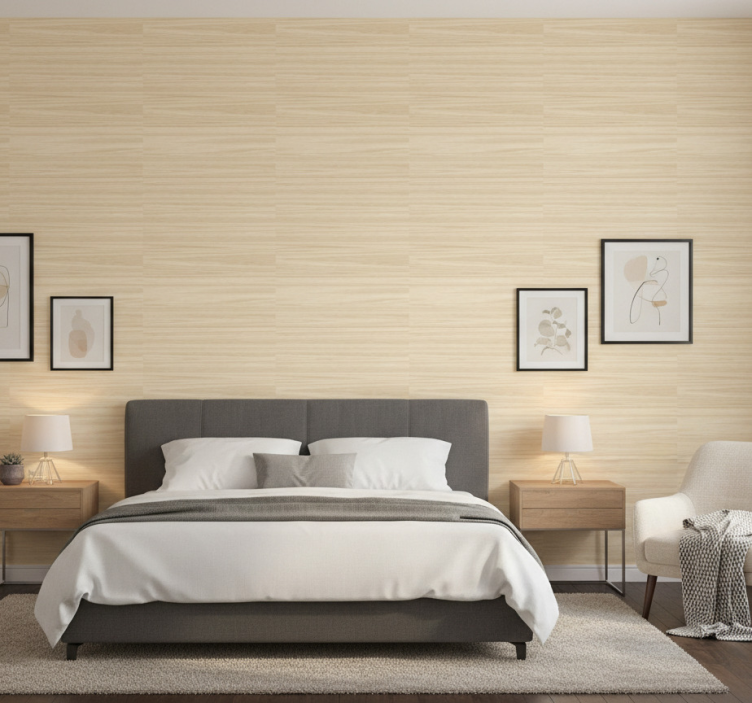 Äktenskap tapet med subtila trä mönster - Tenstickers