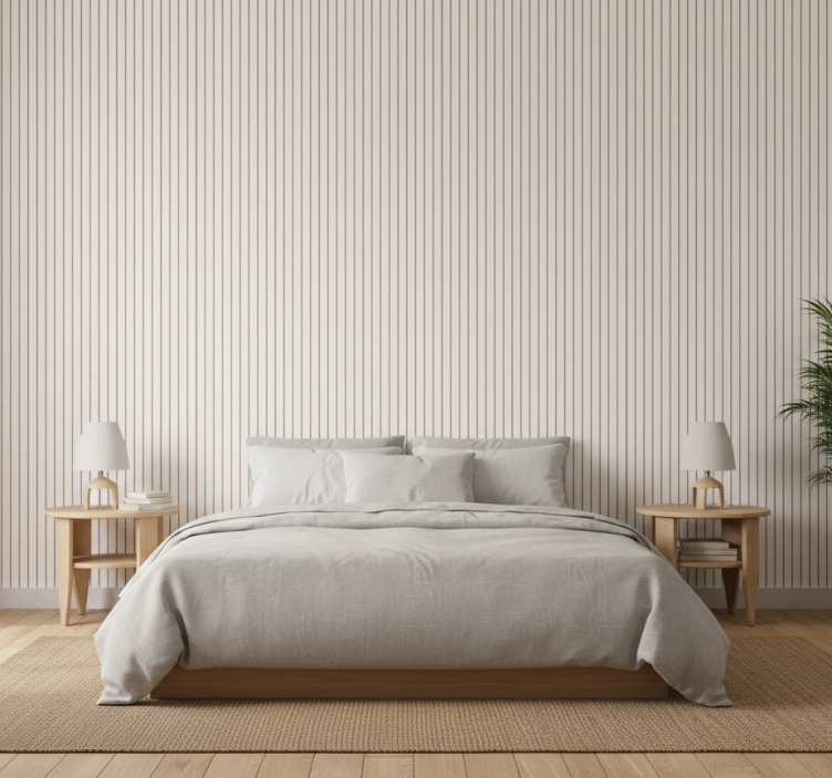 Äktenskap tapet moderna linjer japandi stil - Tenstickers