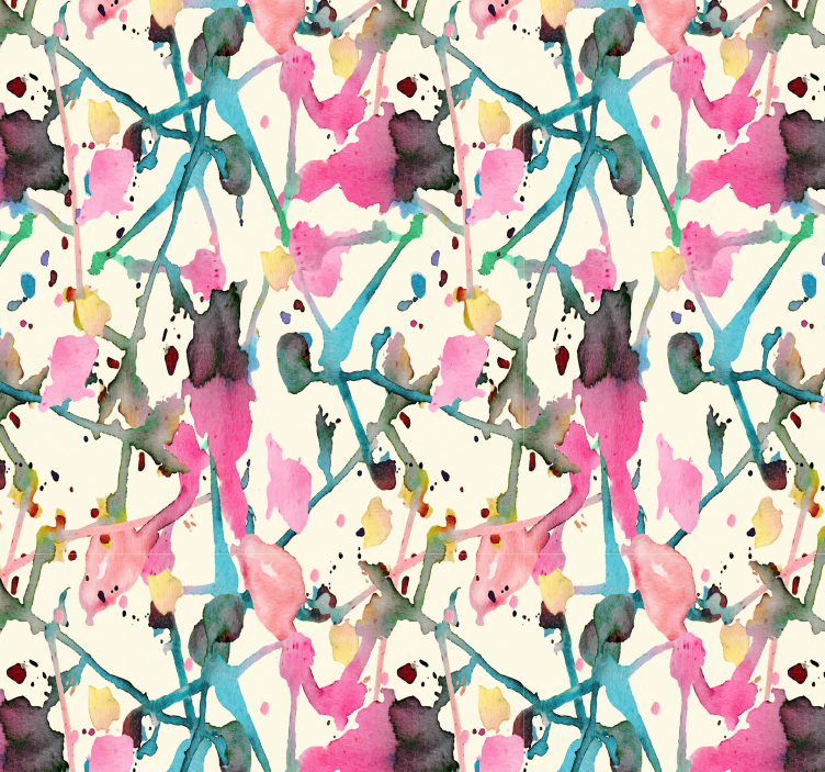 Akvarell konst abstrakt tapet - Tenstickers