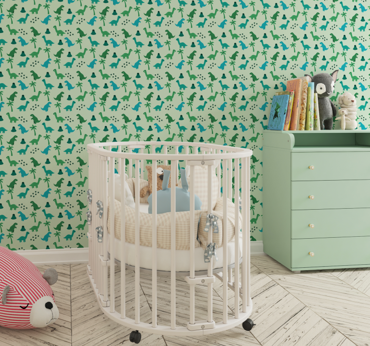 Dinosauriemotiv dinosaurie tapet - Tenstickers