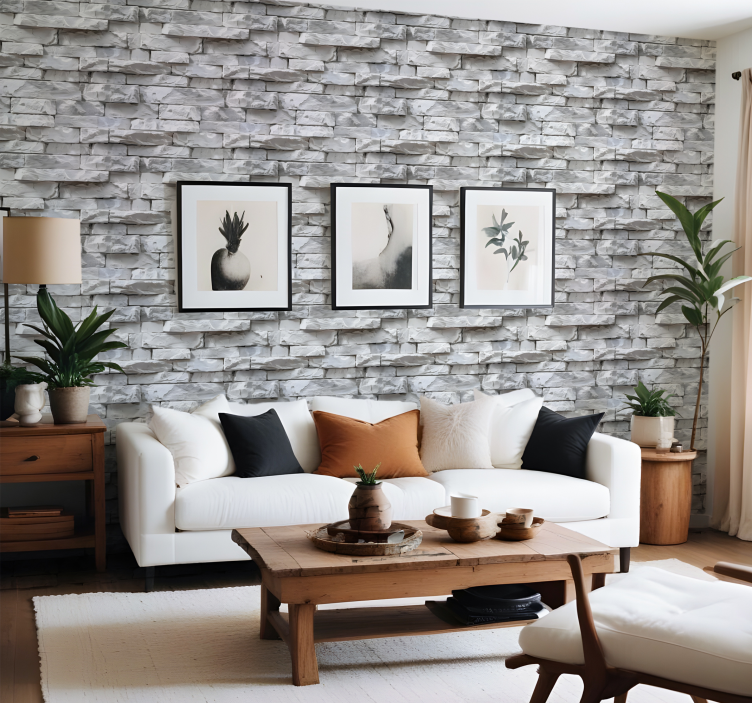 Elegant mönster Tapet stenar - Tenstickers