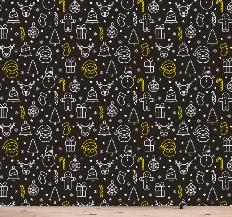 Festsäsong ikoner Tapet jul - Tenstickers