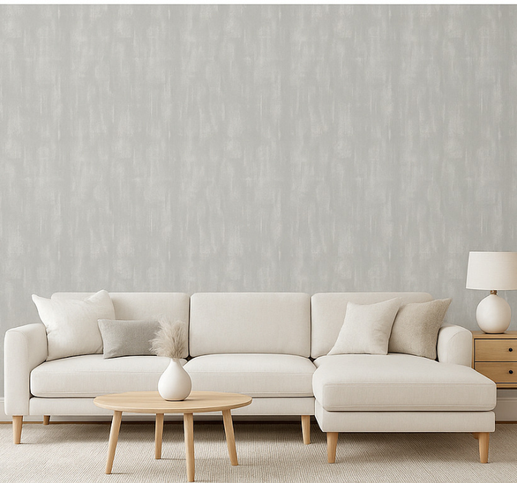 Fondtapet vardagsrum cool grå betongstruktur - Tenstickers