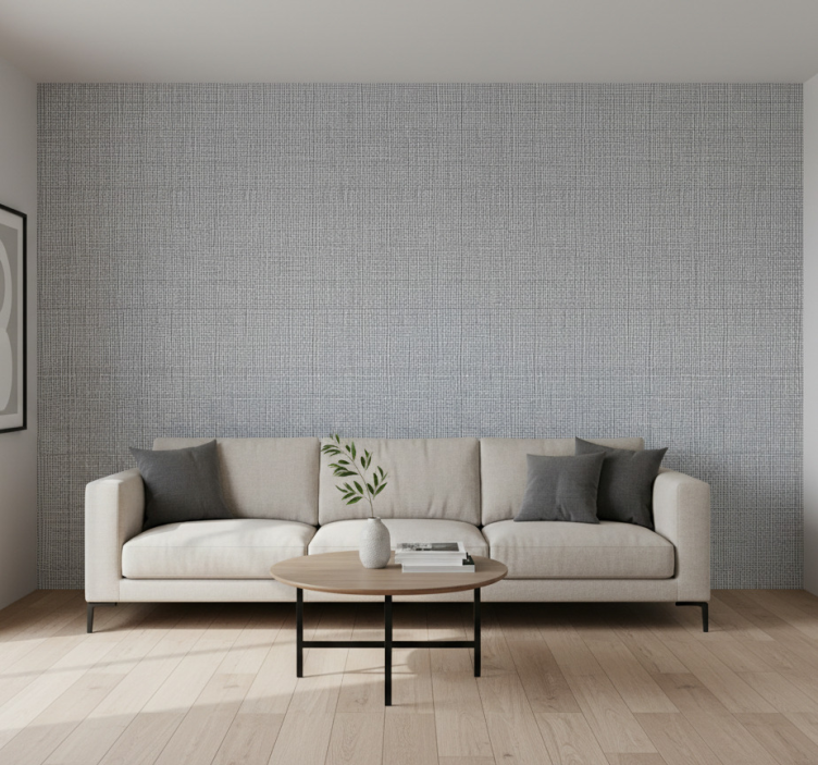 Fondtapet vardagsrum handritad skiffernät - Tenstickers