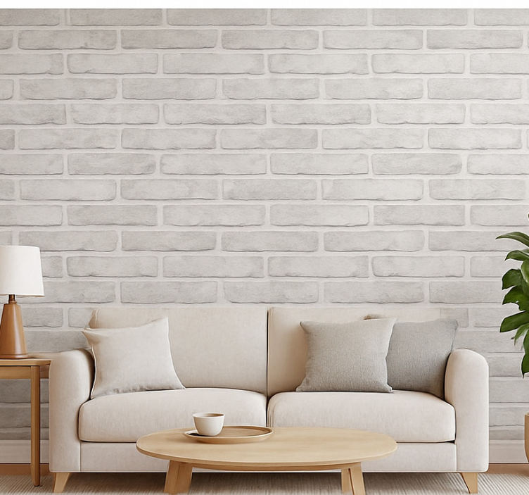 Fondtapet vardagsrum lofttegel - Tenstickers