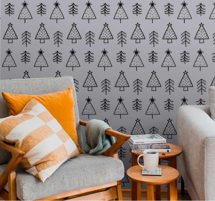 Furumönster dekor Tapet jul - Tenstickers