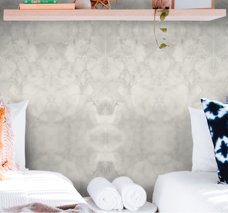 Grå marmor texturerad marmor tapet - Tenstickers