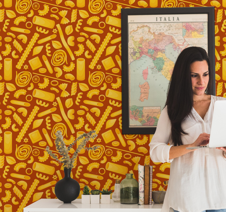 Italiensk mat kök tapeter - Tenstickers