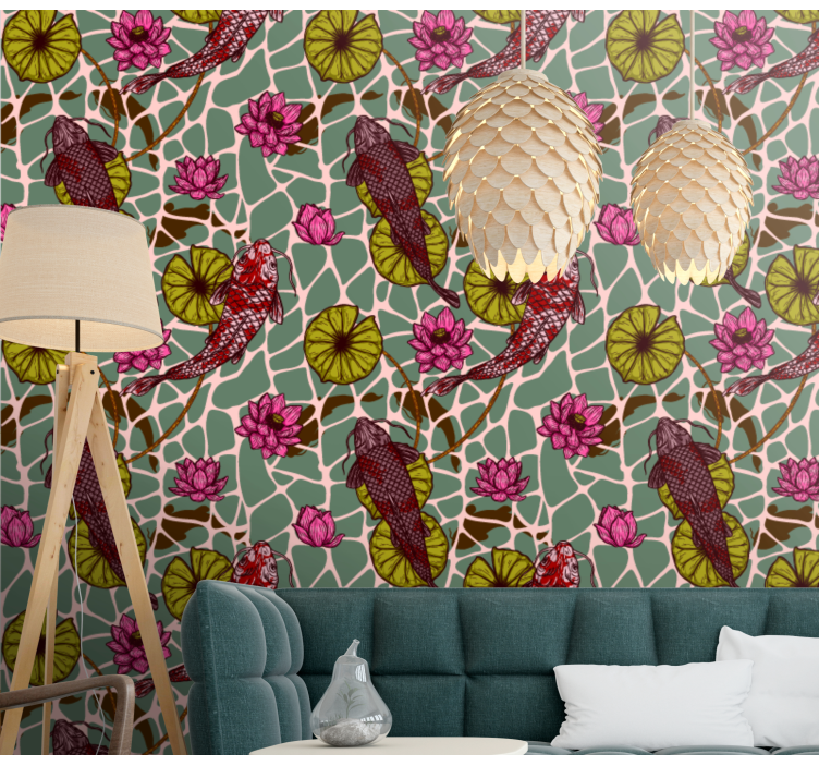 Koi fisk djur tapeter - Tenstickers