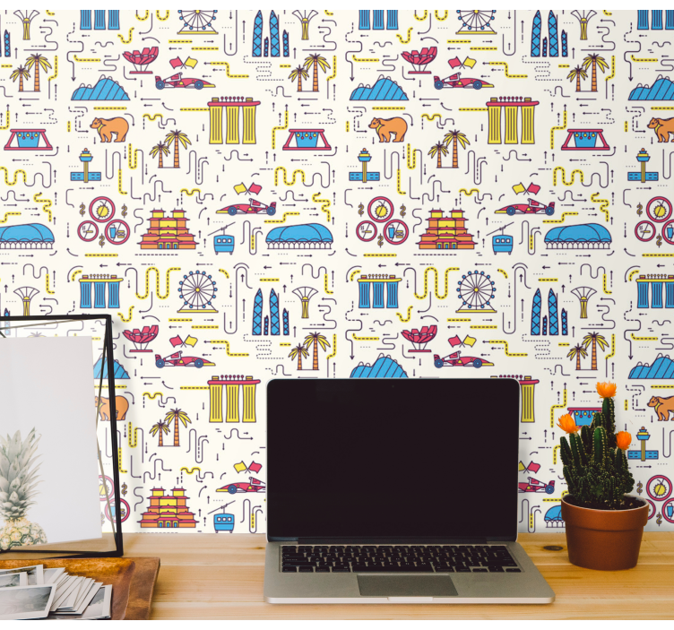 Kul i stadsbilden Tapet städer och länder - Tenstickers