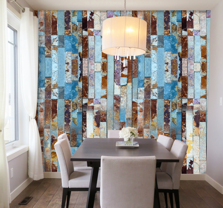 Kväll lägereld texturerat tapet - Tenstickers