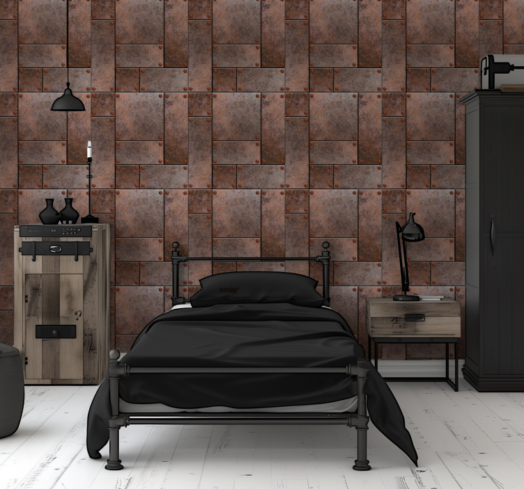 Metallplattor Ungdom tapeter - Tenstickers