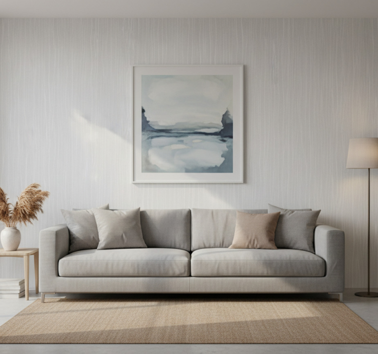 Modern tapet i trä ljusgrå - Tenstickers