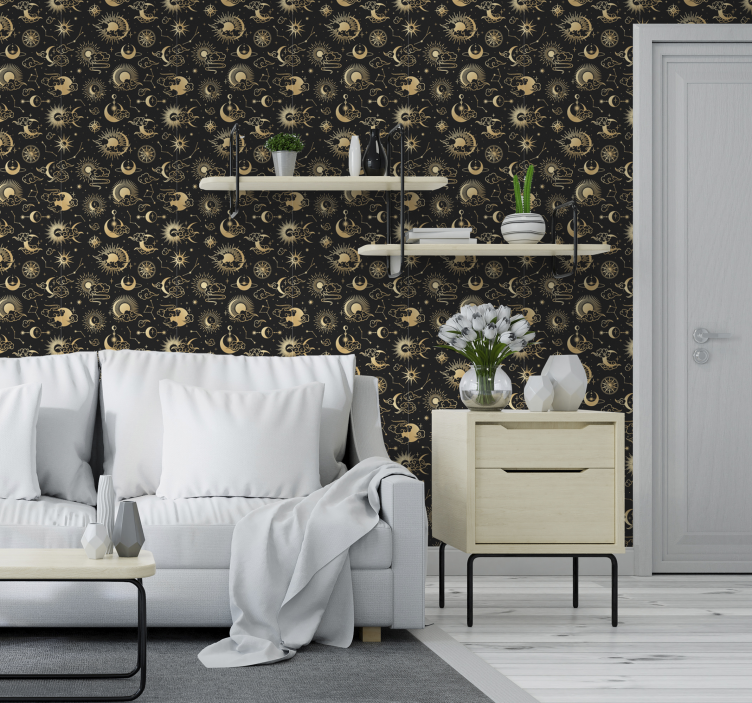 Moln och stjärnor tapeter - Tenstickers