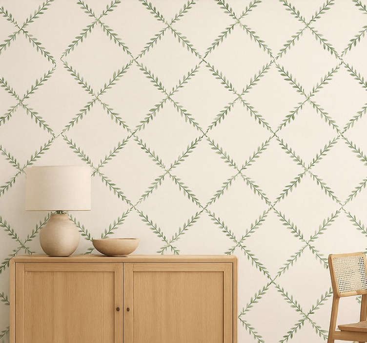 Olivträdets grenar tapet kök - Tenstickers
