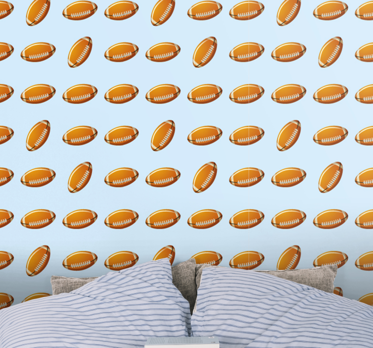 Rugby bollar barn tapeter - Tenstickers