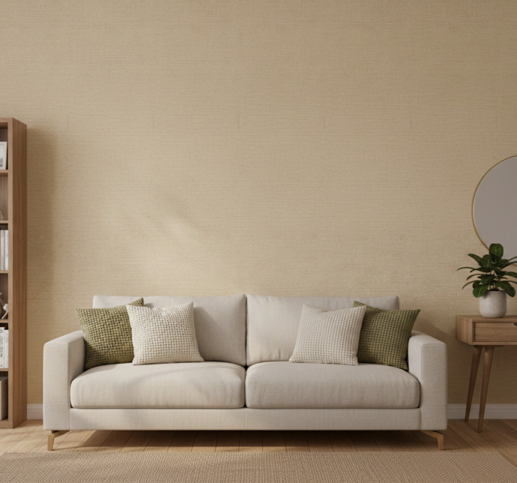 Rustik tapet i beige nyanser - Tenstickers