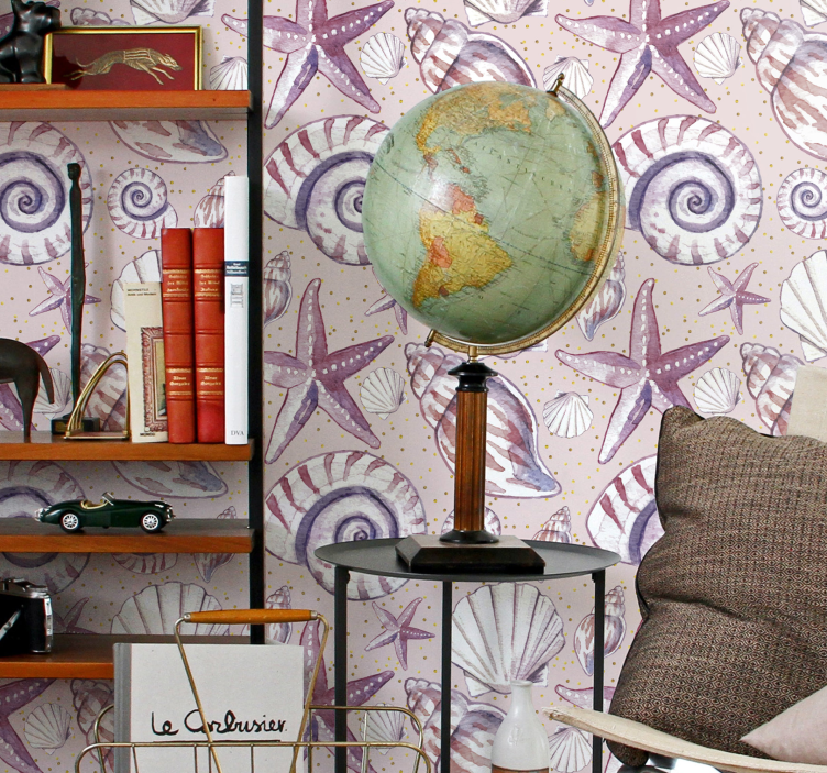 Snäckskal havet liv tapet - Tenstickers