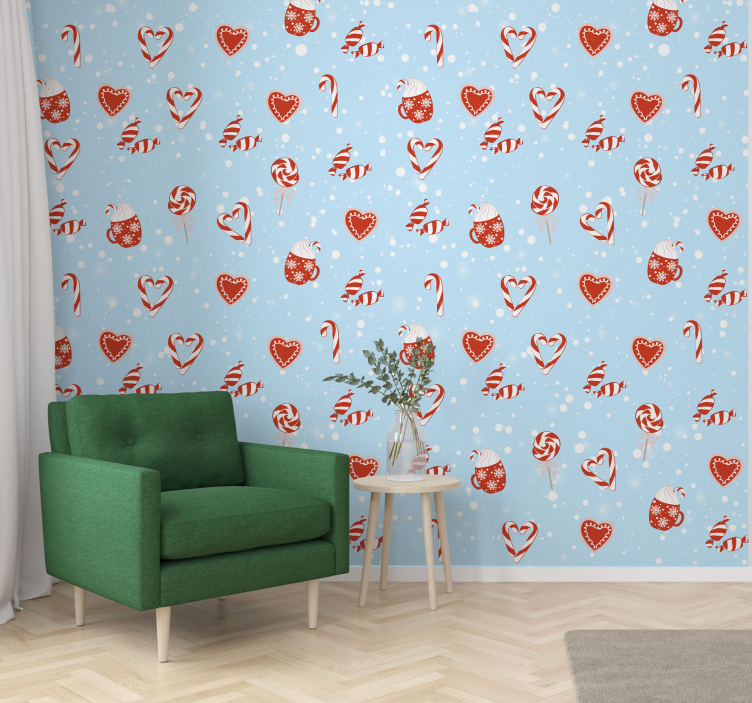 Snö och godis bröllop tapeter - Tenstickers