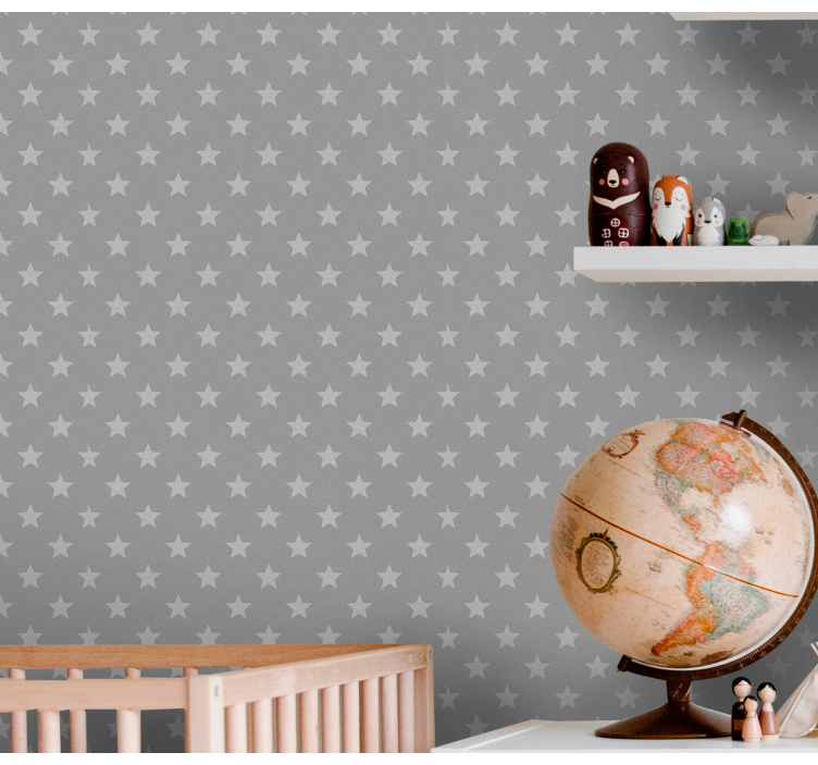 Stjärnmönster enkelhet tapet stjärnor - Tenstickers