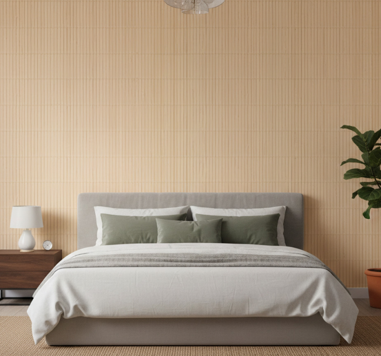 Tapet andra texturer bambumönster - Tenstickers