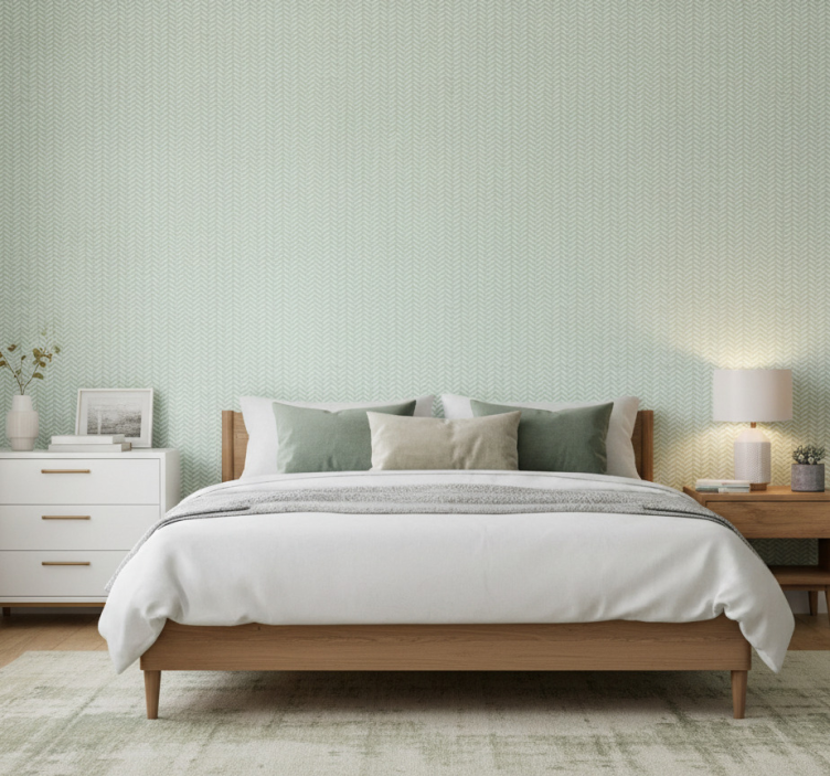 Tapet andra texturer grön matta look текстur - Tenstickers