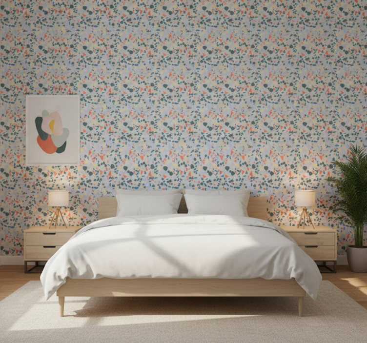 Tapet andra texturer med mönster av olika stenar - Tenstickers