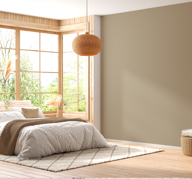 Beige ton design tapeter - Tenstickers