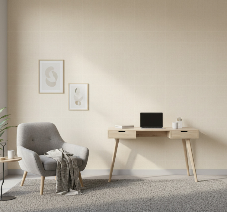 Tapet kontor benfärgad genomskinlig - Tenstickers