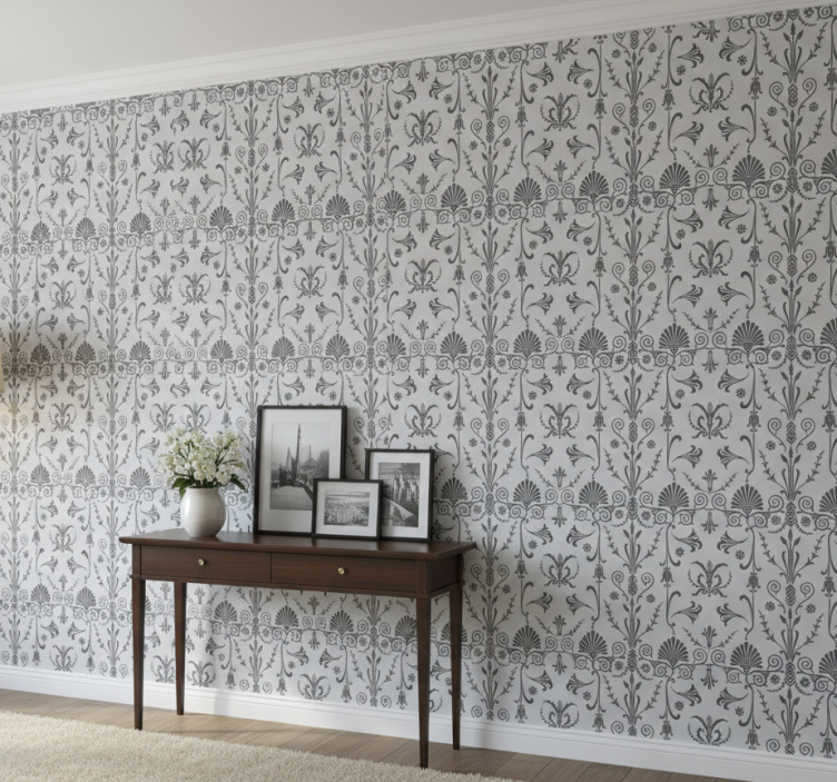 Tapet korridor graciösa botaniska arrangemang - Tenstickers