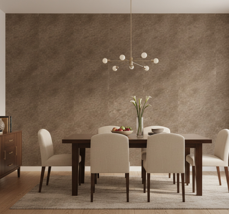 Tapet marmor brun elegant effekt - Tenstickers