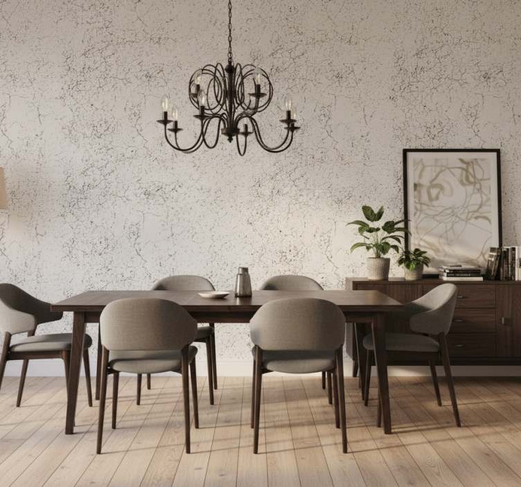 Tapet marmor spräckt vit yta - Tenstickers