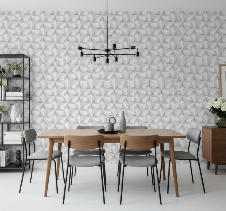 Tapet matsal moderna cementplattor - Tenstickers