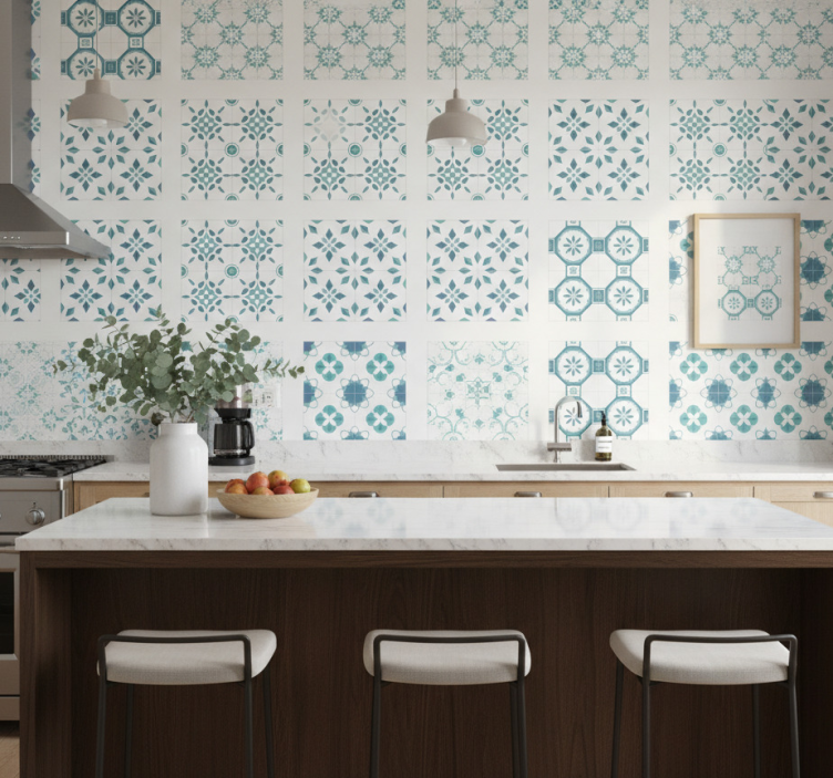 Tapet plattor eleganta plattor - Tenstickers
